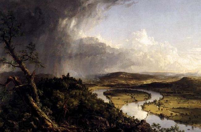 Thomas Cole View from Mount Holyoke, Northamptom, Massachusetts, after a Thunderstorm Germany oil painting art